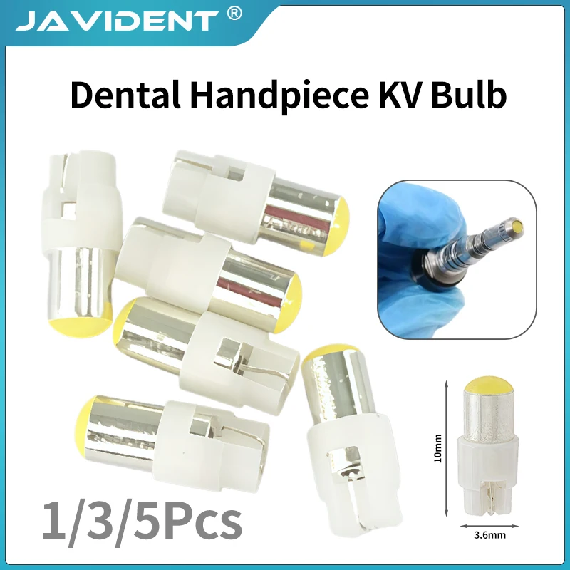 JAVIDENT 1/3/5Pcs Dental LED Light Bulb Replacement For Kavo NSK Sirona Coupler high speed fiber optic Handpiece