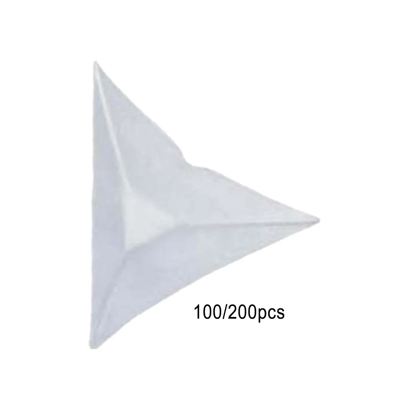 100/200PS Stair Dust Corners, Transparent Furniture Corner, Triangle Dustproof