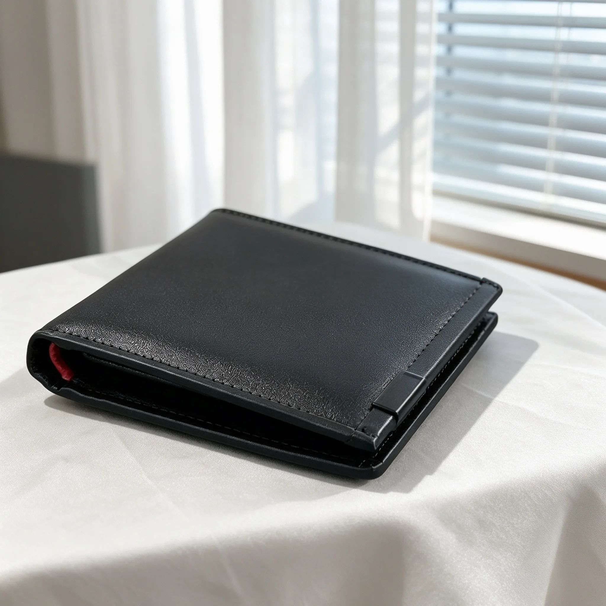 Exquisite Leather Business Wallet for Men, Classic Business Purse
