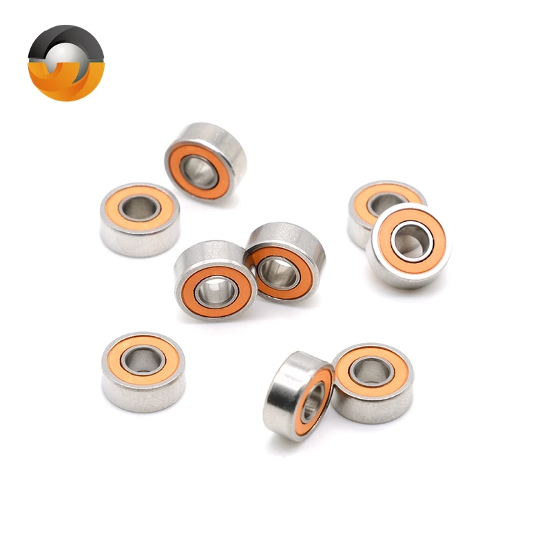 

10PCS SMR104RS CB 4X10X4 mm Stainless Steel Hybrid Ceramic Ball Bearing ABEC-7 Brings