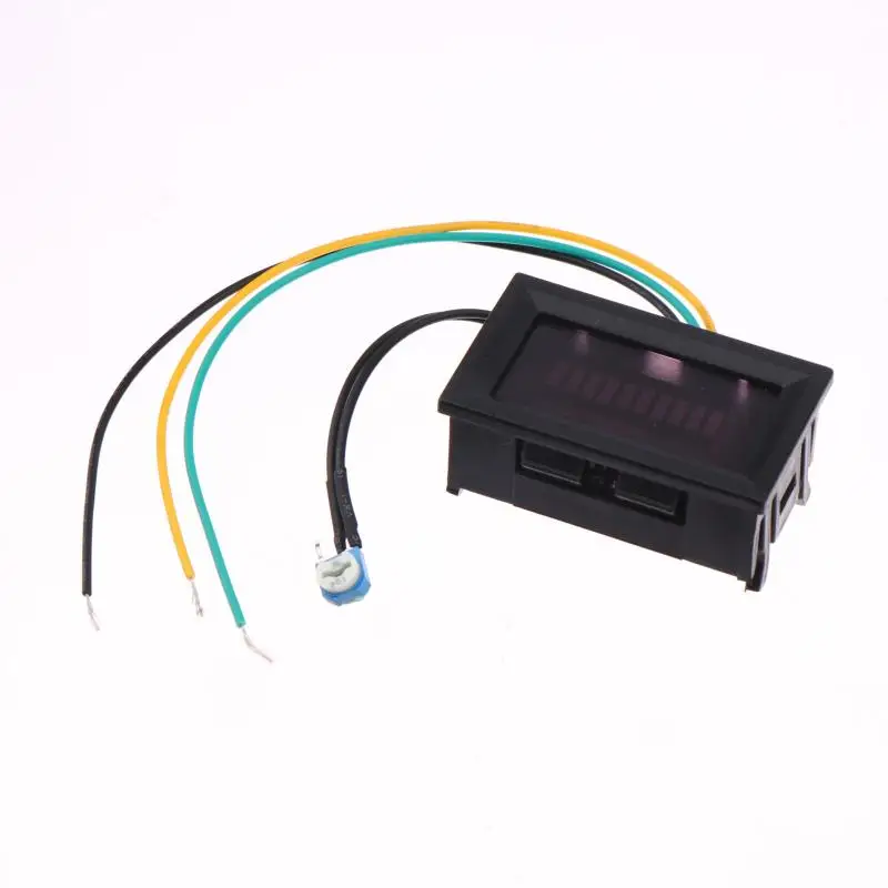 Fuel Level Gauge Indicator 12V Universal Motorcycle Car Oil Scale Meter LED Oil Scale Meter