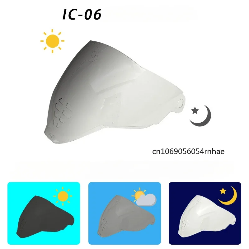 

Photochromic Shield Visor Lenses for ICON AIRFLITE IC06 Replace Anti-UV Anti-Scratch Dustproof Windshield IC-06 Motor Helmet