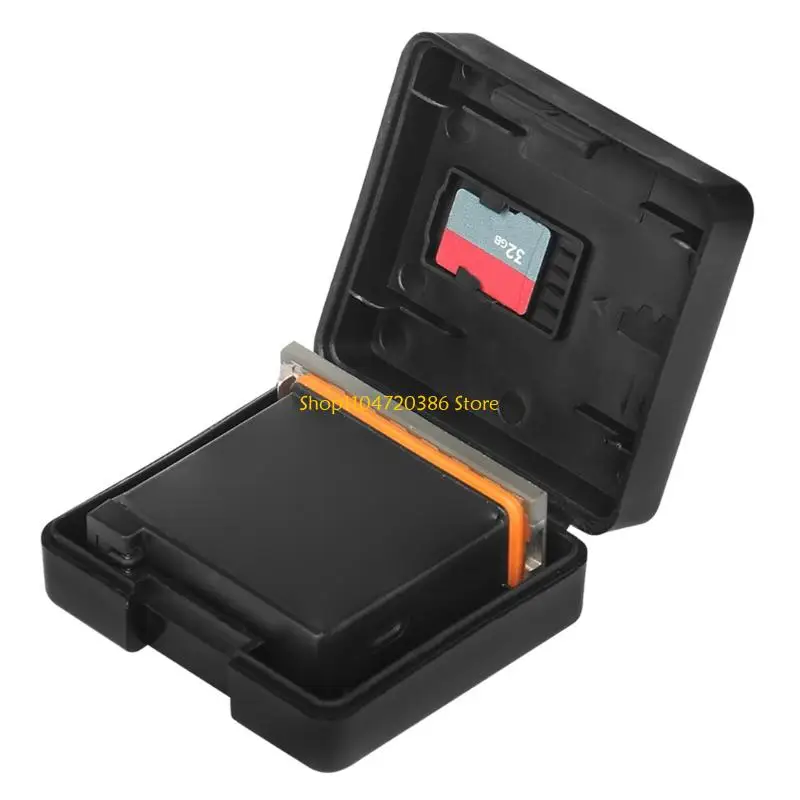 K0EA Protective Hard Plastic Battery Organiser With Memory Card Slot For Action Cameras And Outdoor Photography Gear