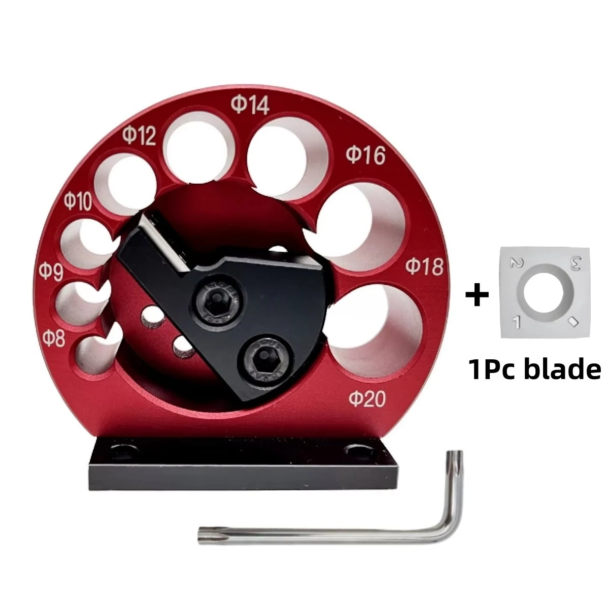 8-Hole Adjustable Electric Drill Wheel Device Industrial DIY Woodworking Assisted Punch Stone Wood Long Tenon Square Strip OEM
