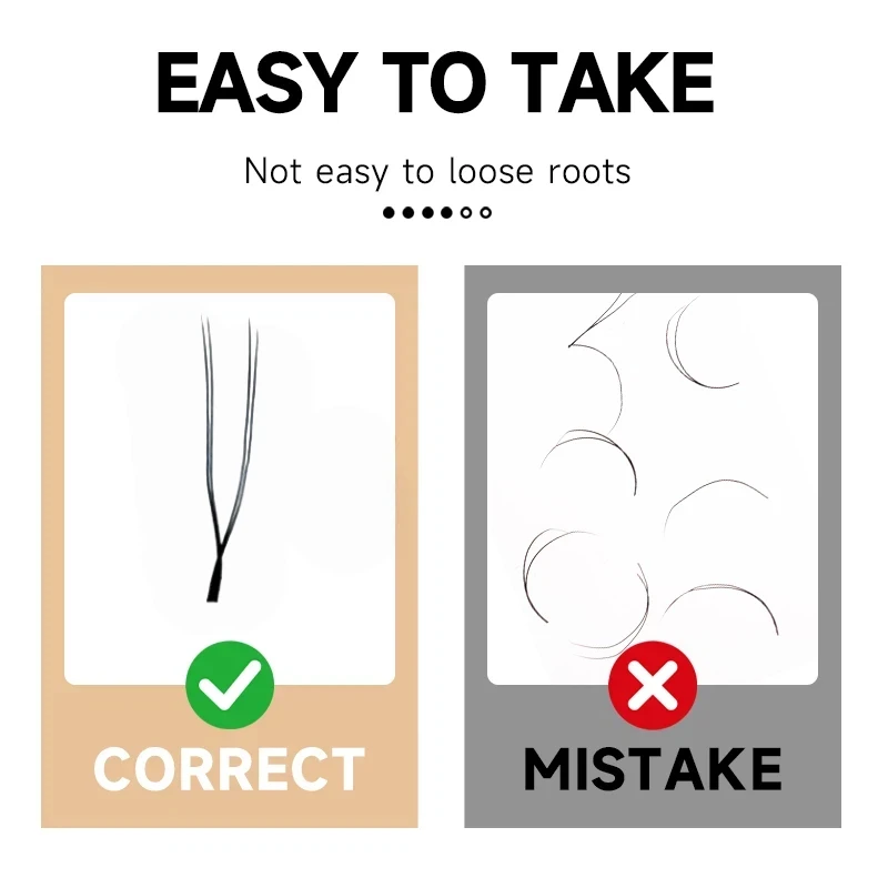 JASBLUE U-shaped YY Eyelash Extension Soft Natural False Eyelashes YY Black Lashes  0.07mm 12 Lines