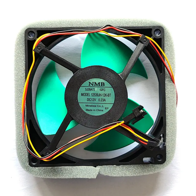 New Original 12539JH-12K-BT DC12V 0.23A 12cm for Refrigerator Cooling Fan