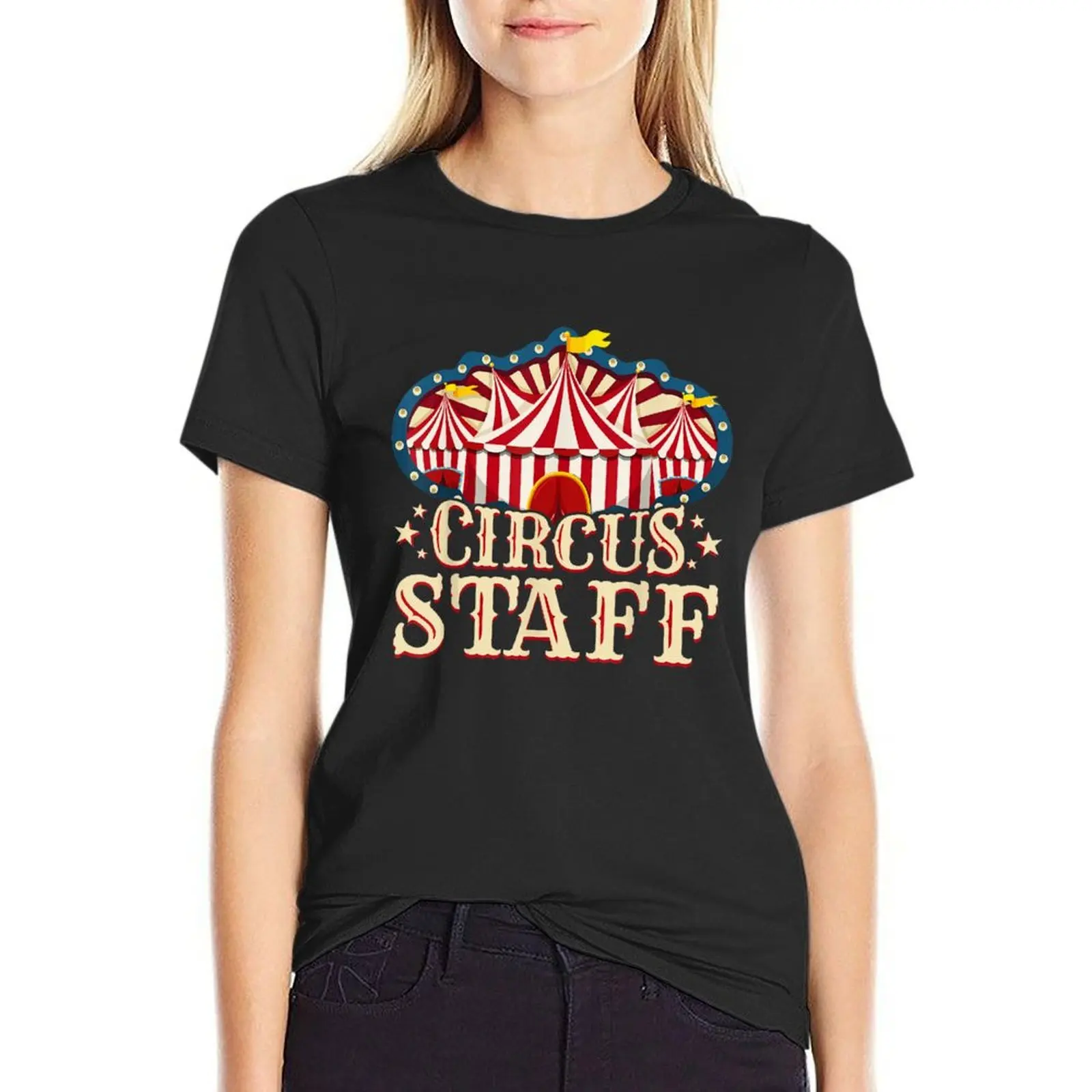 Circus Staff Shirt - Circus Party Shirt - Circus Staff T-Shirt Female clothing Blouse t-shirts for Women graphic tees funny