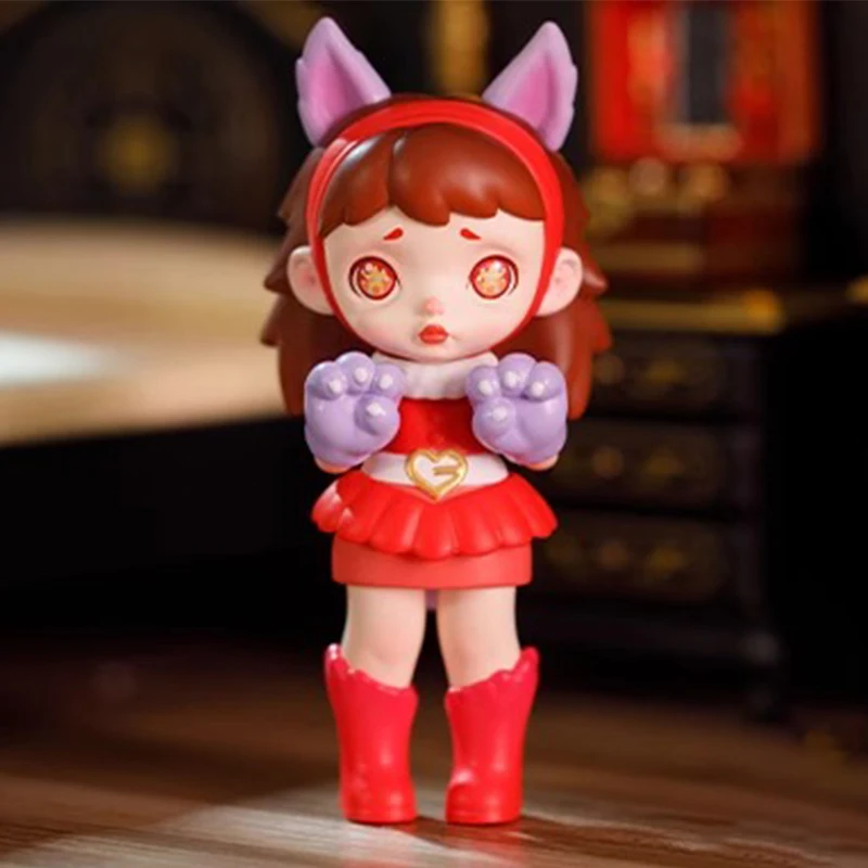 Toycity Laura Theme "The Werewolves Tea Party" سلسلة صندوق أعمى محيط الكرتون عمل الشكل جمع اللعب صندوق غامض الهدايا