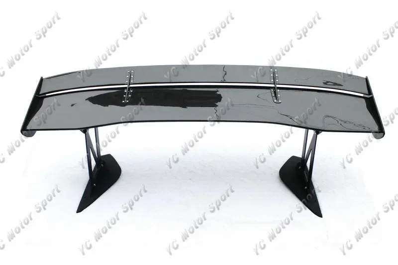 Carbon Fiber VTX Type5 Style Rear Spoiler Fit For 1996-2000 Evolution 7-9 EVO 7 8 9 GT Wing 1600mm with 390mm Aluminum Stand