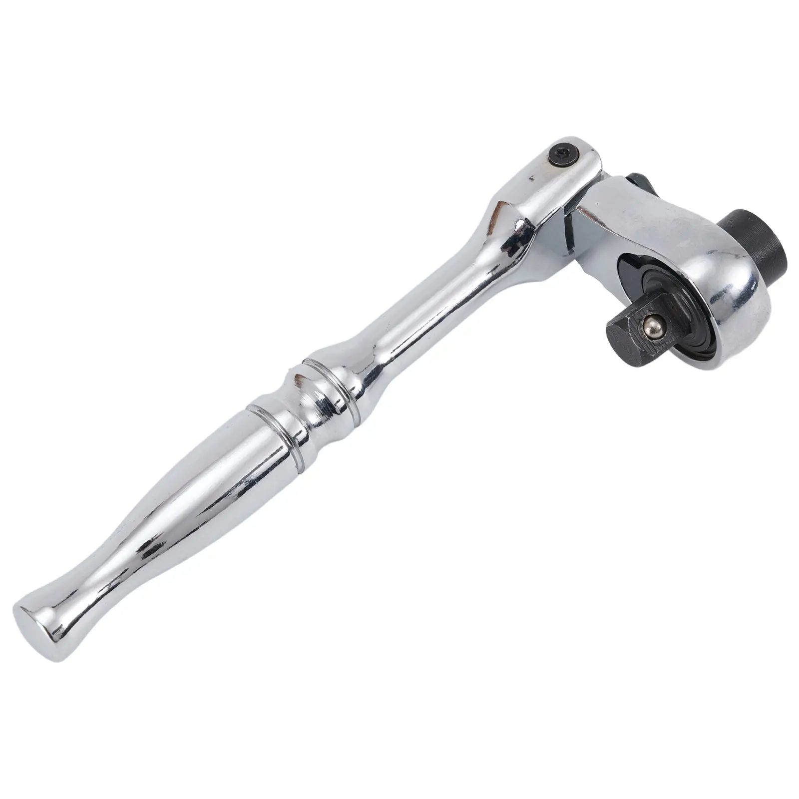 Ratchet Wrench with Modular Bit Compatibility and Foldable Design for Multi Purpose Use in Tight Mechanical Assemblies