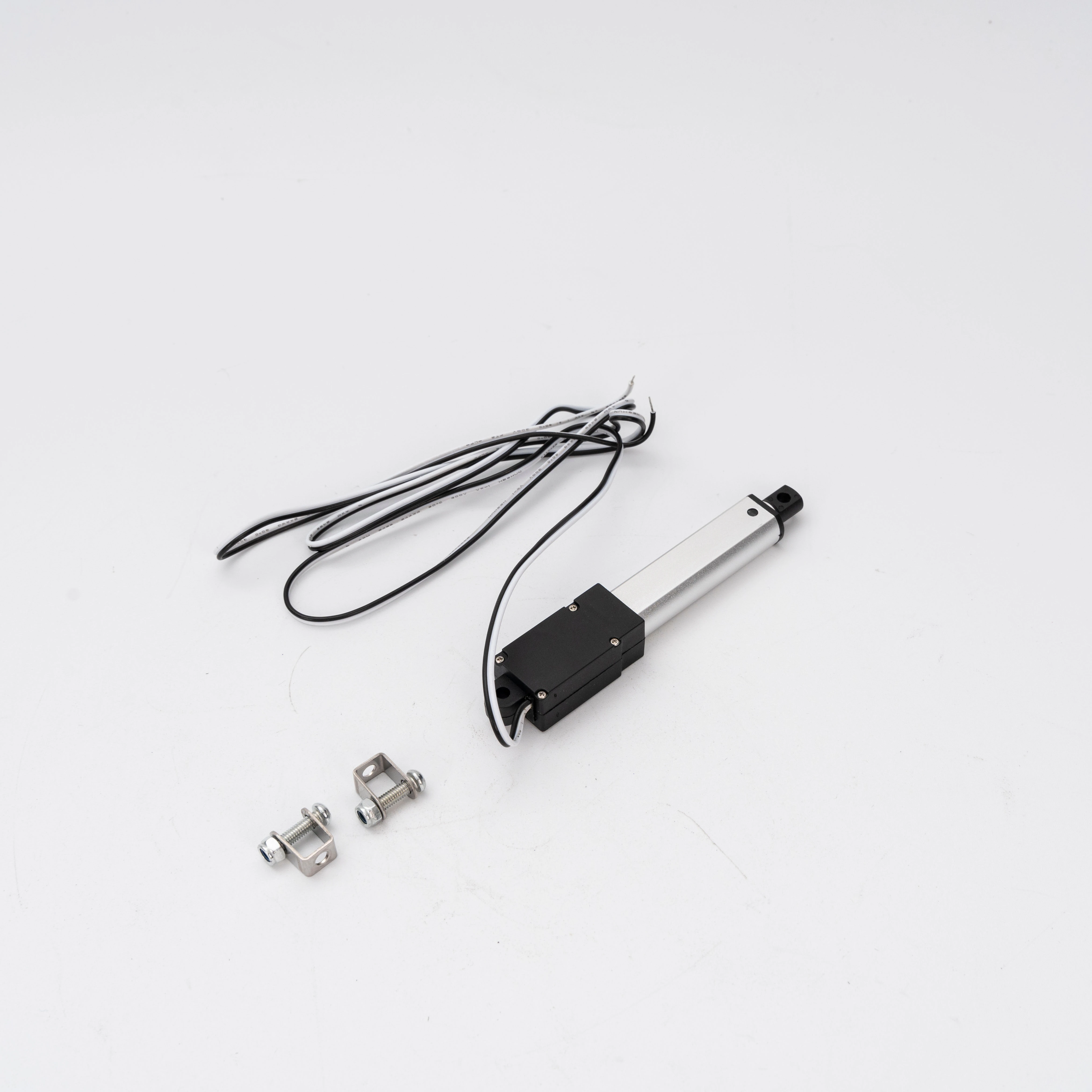 12V Miniature Satin Chrome DC Motor Manual Linear Actuator Micro Ball Screw Pneumatic Satellite Toy Permanent Magnet