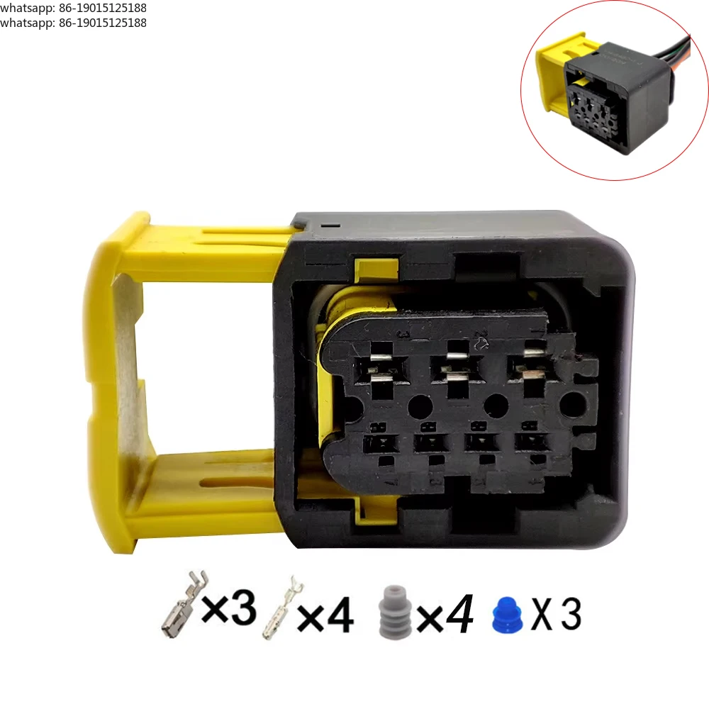 

1/5/10 шт. DJ7073B-1,5 3,5-11 7-контактный автомобильный разъем с проводами 1-1703648-1/1-1 418480-1