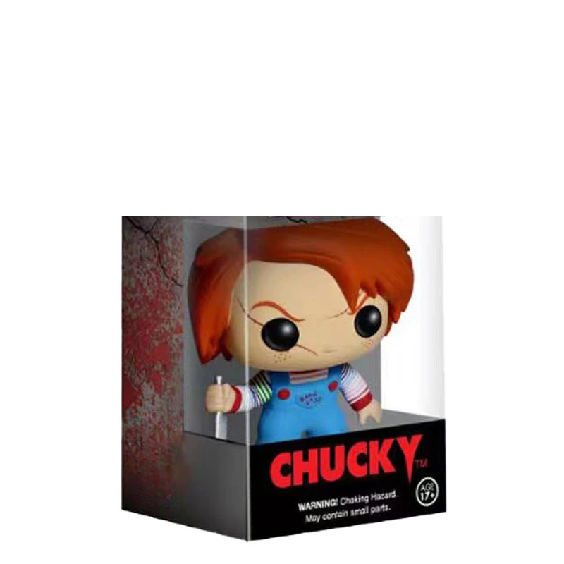 Child's Play Chucky Keychain Horror PVC Statue Action Figurine Desk Collectible Anime Model Toys Figures Gift