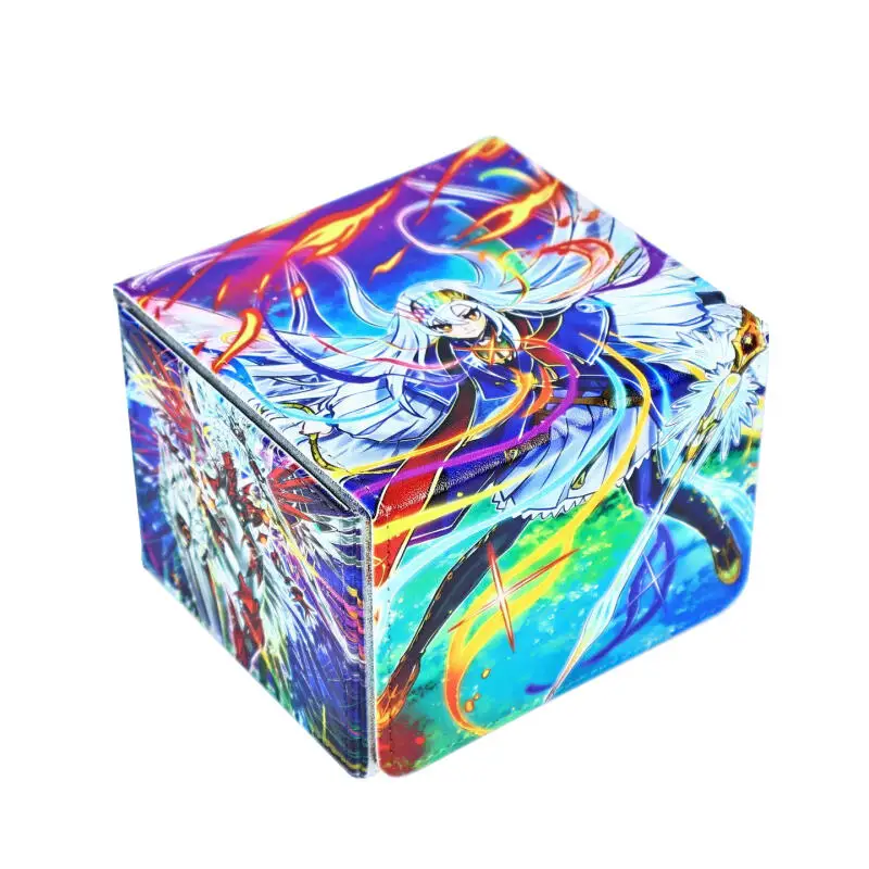 

Yu-Gi-Oh! Artmage Infinite Wisdom Maiden DIY Large Capacity Leather Card Box Thickened Anime Game Collection Card Storage Box