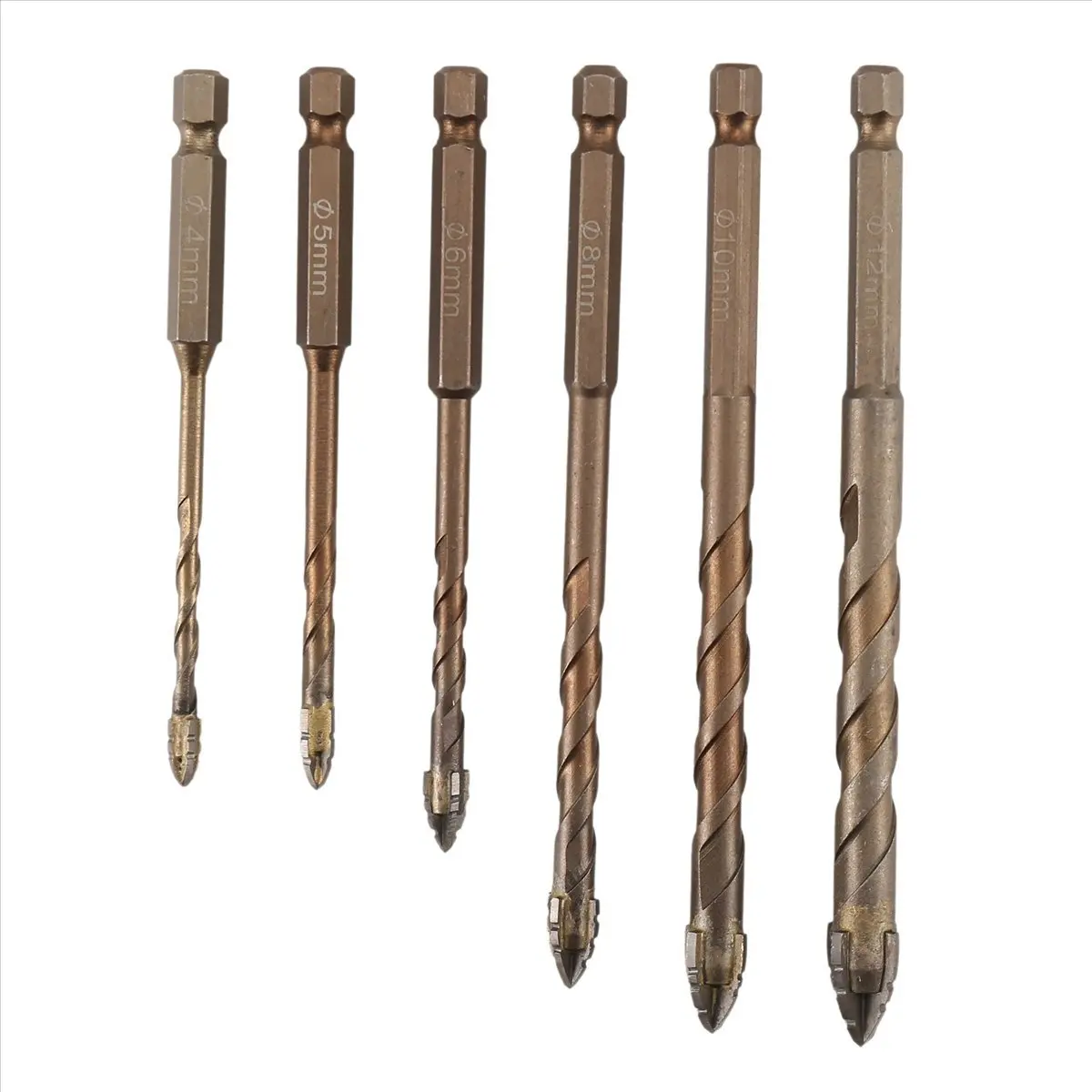 Top Sale Four-Flute Eccentric Drill Bit, Four Edged Serrated Eccentric Drill, Four-Flute Eccentric Drill Bit