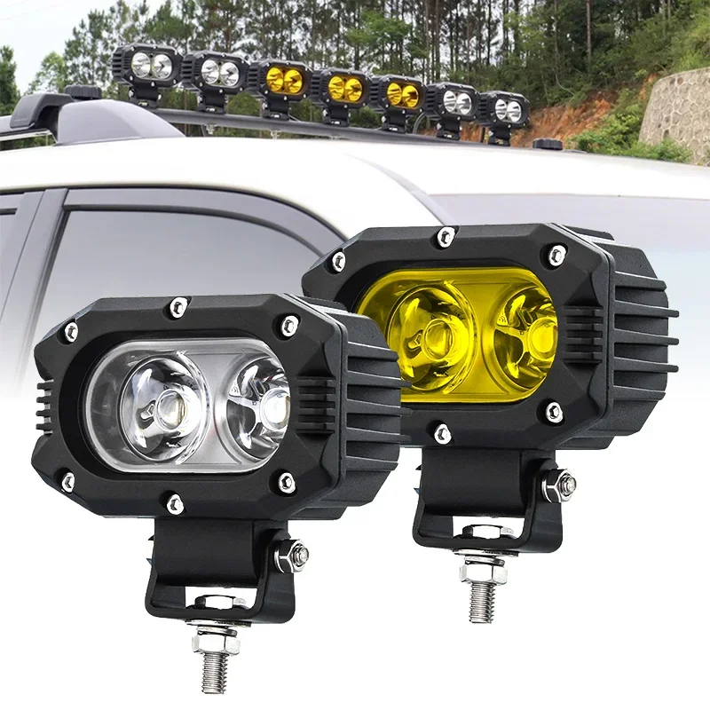 

1/2 шт. 4-дюймовый 50-дюймовый квадратный светодиодный фонарь дальнего света, противотуманный прожектор для грузовика, пикапа, внедорожника, автомобиля, мотоцикла, квадроцикла, UTV, внедорожника