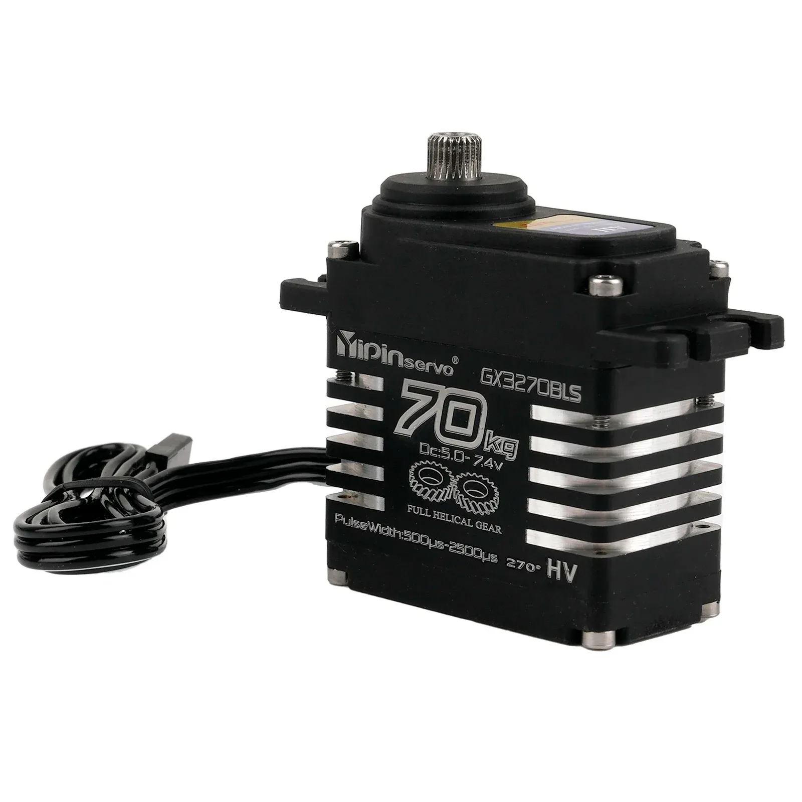 GX3345BLS 45KG Brushless Digital Servo High Torque Metal Gear 180/270 Degree Waterproof for 1/8 1/10 RC Crawler Truck Robot