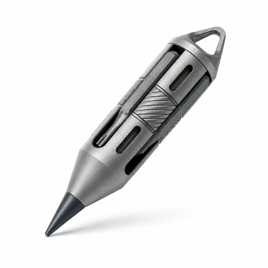 Titanium Alloy Mini Pen Screwdriver Portable Outdoor Camping Multi-functional Gear Pocket Tools EDC