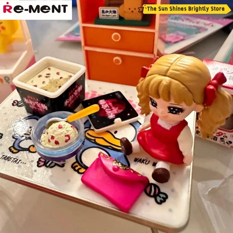 In Stock Re-Ment Genuine Showa Retro Memories My Room Miniature Scene Collecte Action Model Blind Box Surprise Gifts