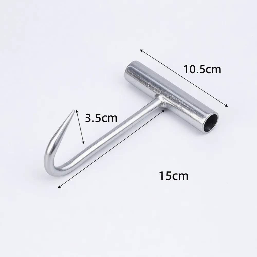 Professional Meat Processing Hook T Handle Hand Grab Tool For Industrial Kitchen Cold Storage Market Logistics Equipment