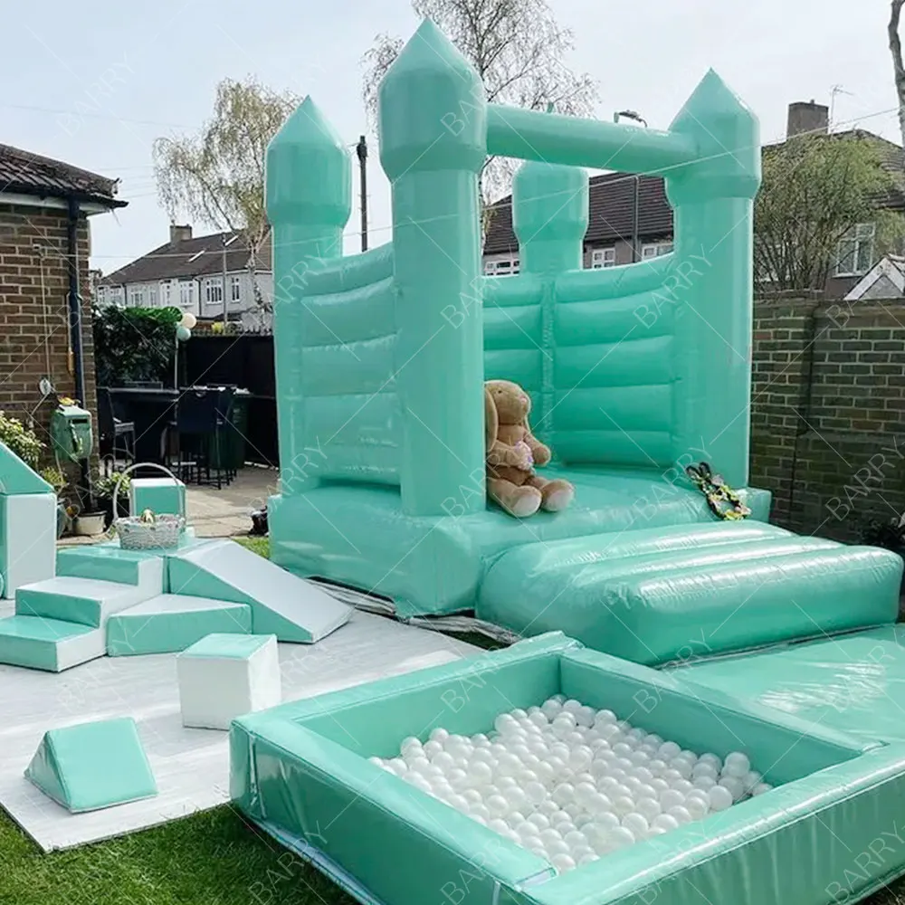 

Factory Wholesale Portable White Wedding Inflatable Jumping Castle New Design Inflatable Bounce House for Party Rental
