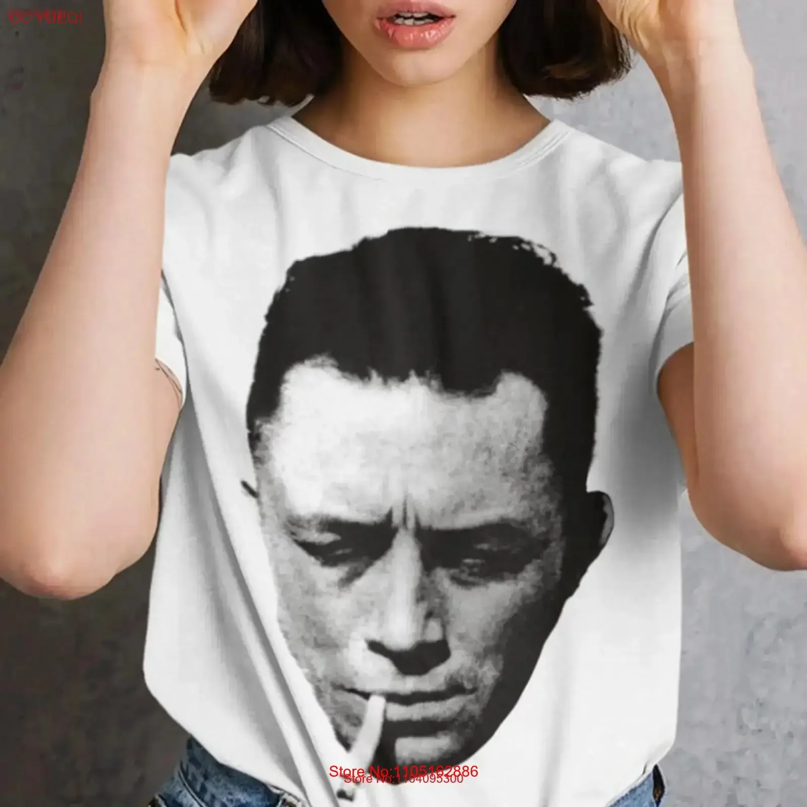Albert Camus Portrait T shirt Author Writer Stranger Plague Sartre Kafka Nietzsche Dostoyevsky Cute vintage Washed Stylish