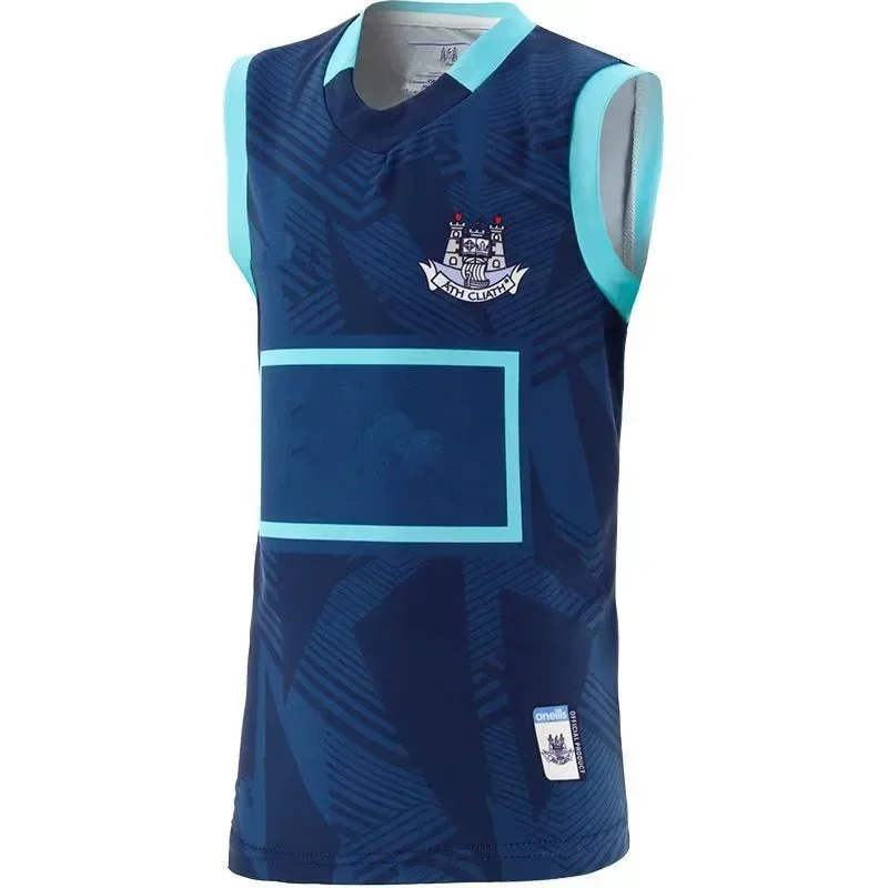 

2023 Dublin GAA Training Vest Dark Home Jersey Shirt Mens Rugby Jersey Size:S-3XL (Custom name and number )