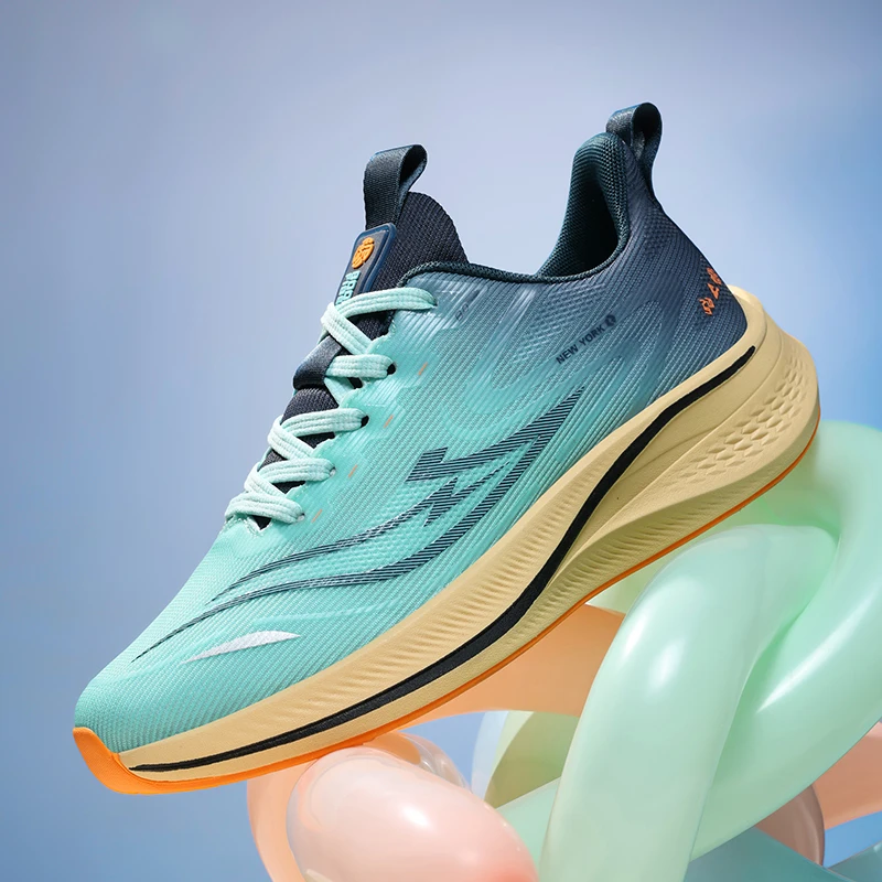

Новые кроссовки для бега и марафонского спорта, сетчатая ткань с настоящей карбоновой пластиной, мужская и женская походная обувь 2025 года, мужская