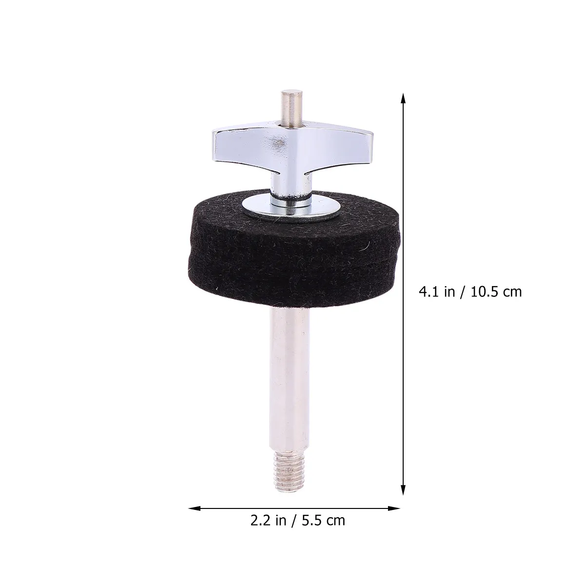 Professional Iron-Plated Cymbal Stacker for Bass Drum Heavy-Duty Cymbal Hanging Screw Drum Accessories Hardware Replacement Part
