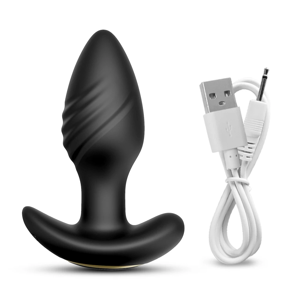360° Rotation Prostate Massager For Male Anal Vibrator Remote Control Female Butt Plug Adult Sex Toys For Men Women Gay_voghion.com