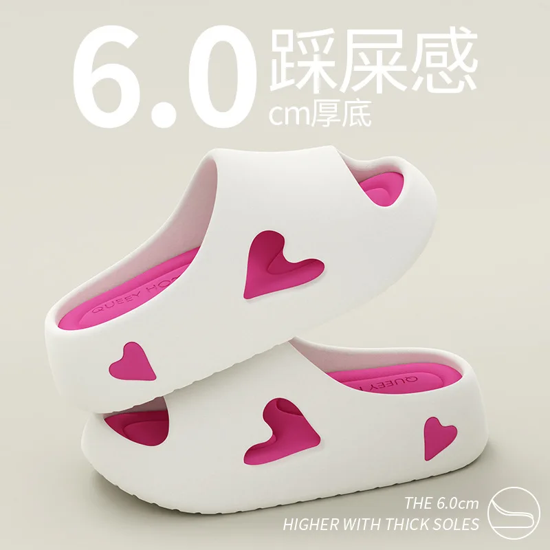 

Summer Thick-soled Women's Slippers Non-slip Bathroom Bath Eva Women's Sandals Comfort Platform Woman's Shoes Sandalias De Mujer
