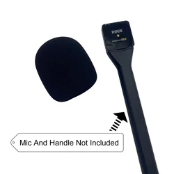 Customized Microphone Logo Covers  Windscreen Foam Windshield For Rode Wireless GO II Only Sponge