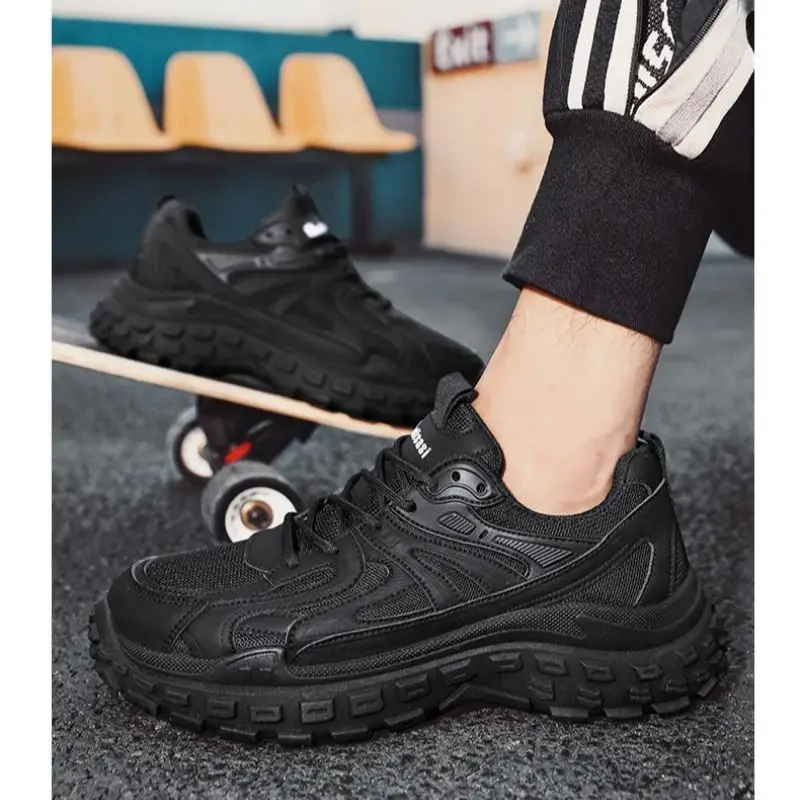 Wasserdichte, rutschfeste, verschleißfeste und langlebige Arbeitssicherheitsschuhe für Herren für Frühling und Herbst