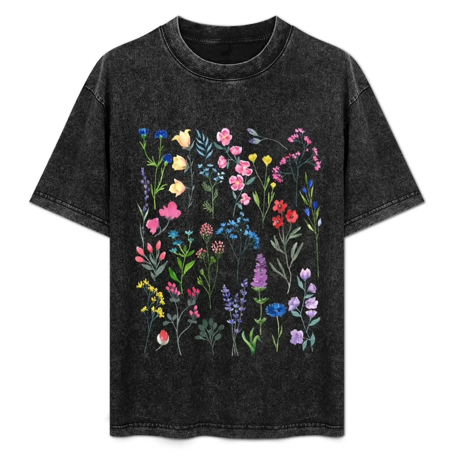 

Beautiful Wildflowers T-Shirt anime street wear custom t shirt oversized t shirt plus size men clothing