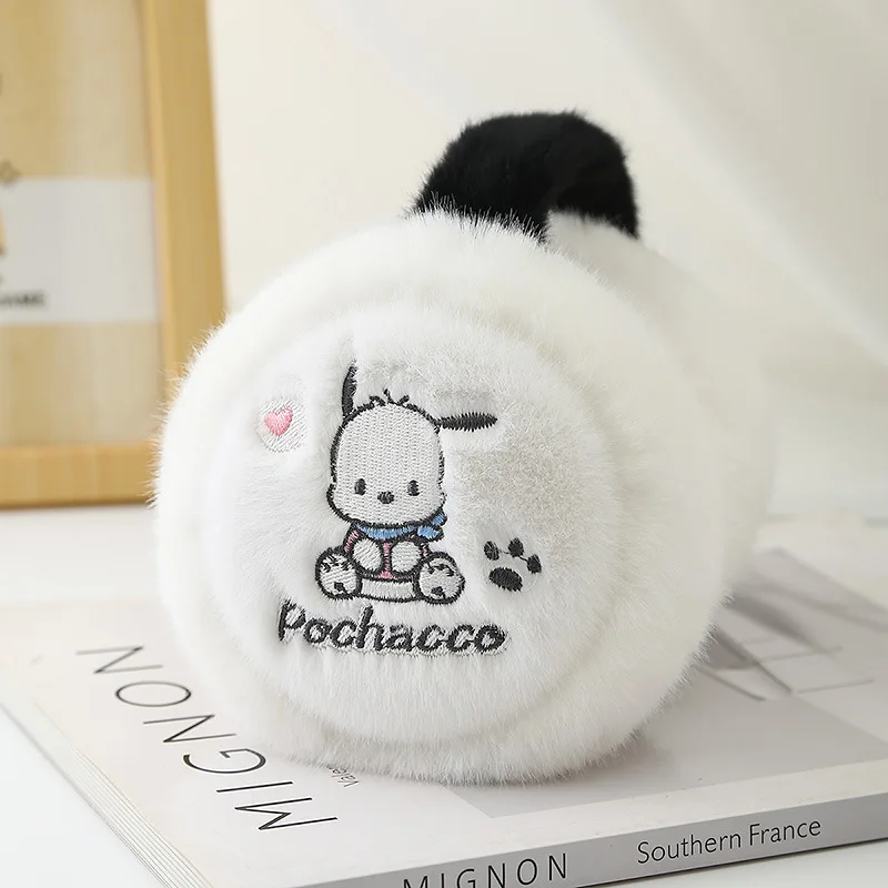 MINISO Sanrio 귀마개 겨울 소녀 소년과 소녀를위한 봉제 귀 팩 귀 보호 귀여운 감기 방지 높은 외관 따뜻한 귀