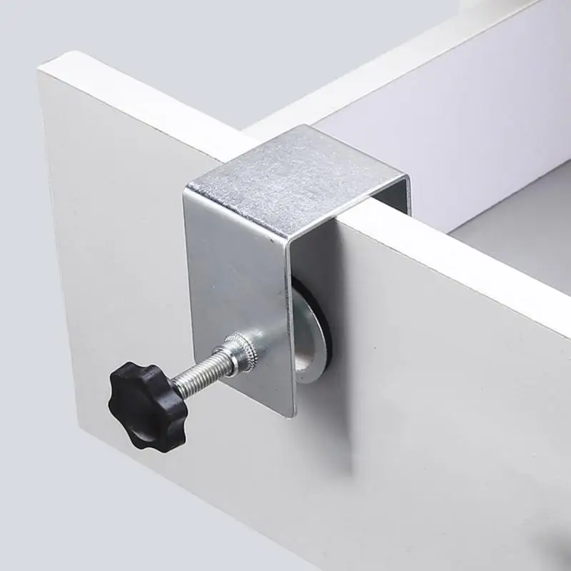 Drawer Front Installation Fixing Clamp Hardware Jig Mounting Clip Fasten Stainless Steel Home Improvement Woodworking Tool