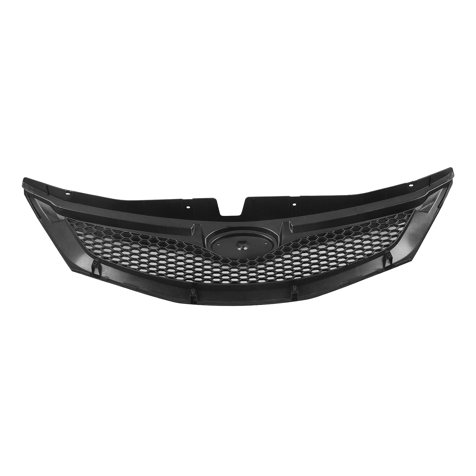 Front Grille Grill For Subaru Impreza 10TH WRX STi Hatchback 2008-11 Carbon Fiber Look/Gloss/Matte Black Upper Bumper Hood Mesh