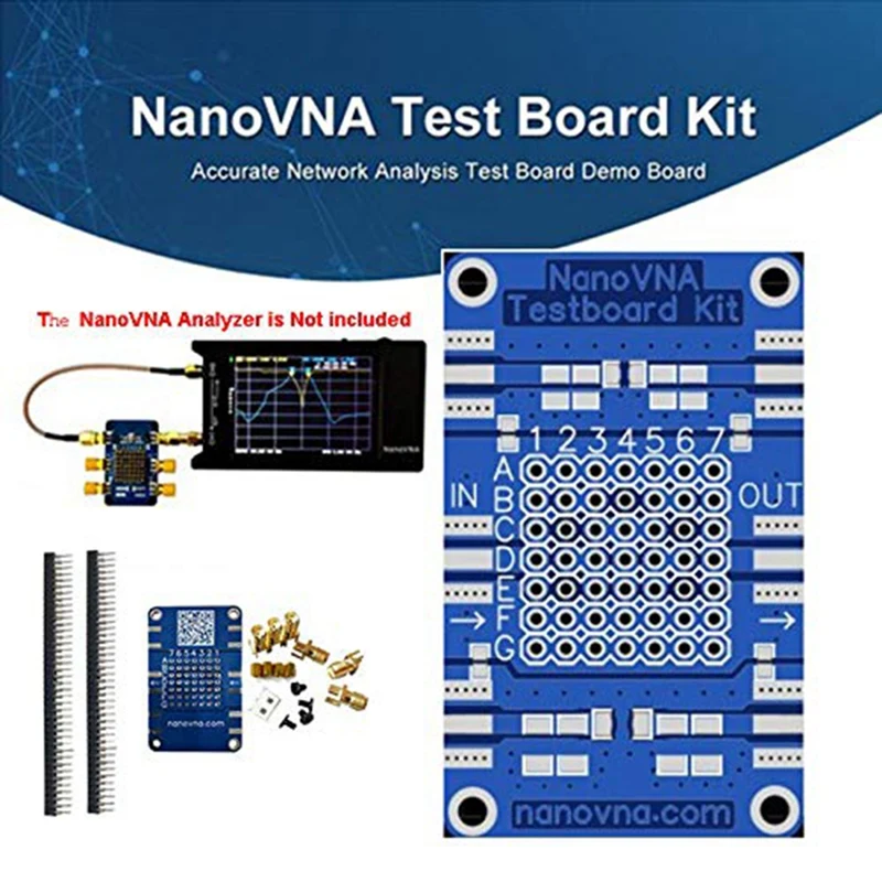 Nanovna Vector Network Analyzer Test Board Kit For Nanovna Network Analysis Test Board Demo Board