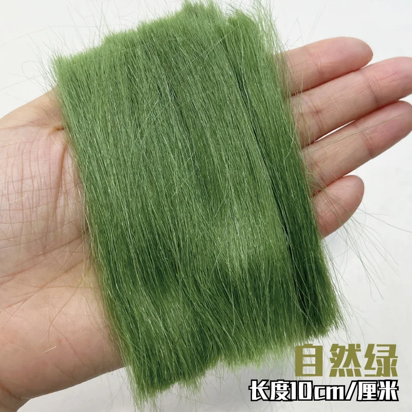 Zestaw modelarski długiej trawy symulacyjnej 10 cm do modeli kolejowych w skali HO, materiały do statycznych scen militarnych, akcesoria do dioramy.
