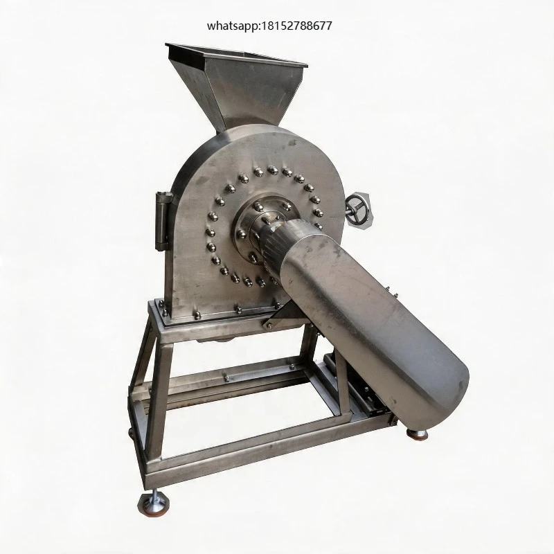 Customized Stainless Steel Grinder for Rice and Wheat Flour Making Universal Pulverizer Machine for Food Industry