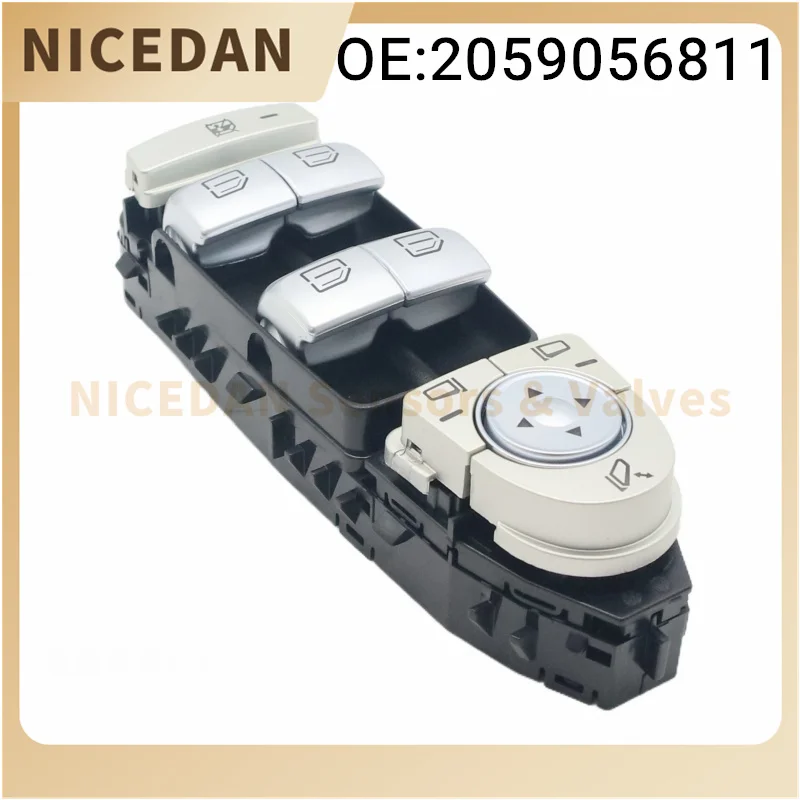 

Master Window Switch For Mercedes Benz C Class W205 S205 X253 C200 C300 C350 C63 AMG 2059056811