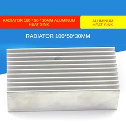 Electronic Radiator Aluminum Dense Teeth Heatsink Extruded Heat Sink Computer Water Cooling System  Radiator 100 * 50 * 30MM