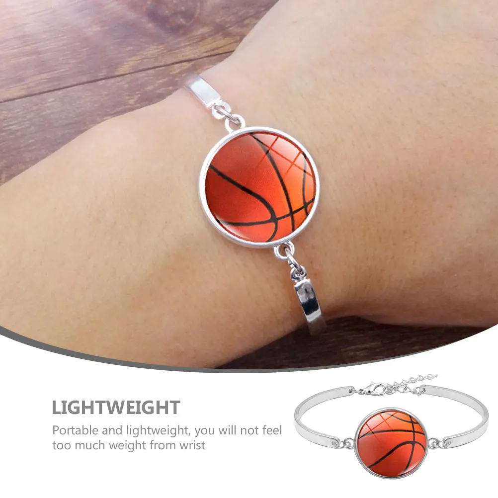 

Football Rugby Bracelet for Women Sports Bracelets Boys Adjustable Adult Earrings Travel