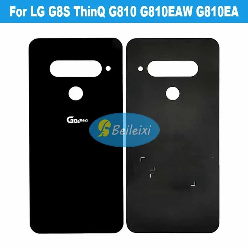 For LG G8S ThinQ G810 G810EA G810EAW Battery Back Cover Rear Door Panel Glass Housing Case Back Cover