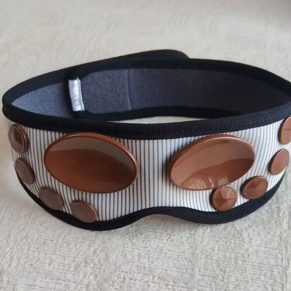 Jadeite Goggles; Germanium Eye Support; Tourmaline Eye Mask; Negative Ion Energy Stone Cold and Hot Compress Eyes Care Mask view 2