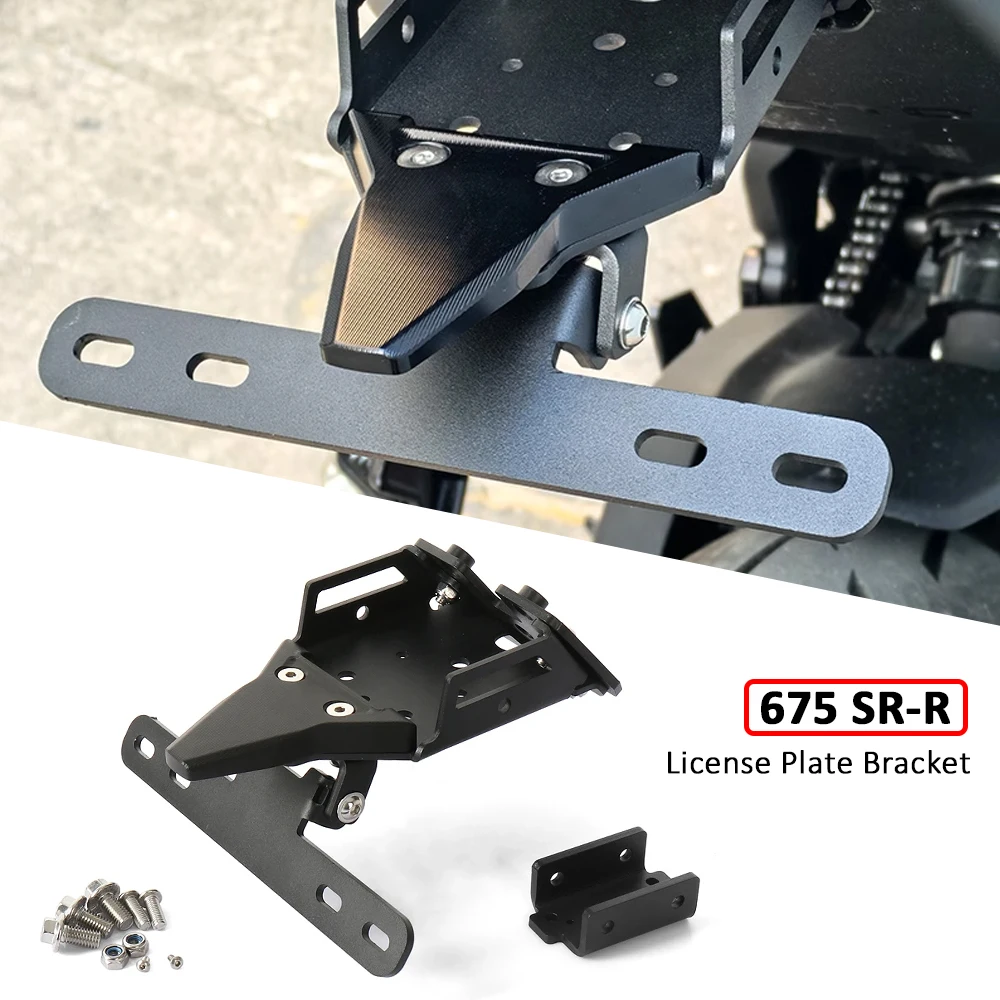 

New Accessories For CFMOTO 675SR-R 675SR R 675 SR-R 675sr-r Motorcycle Black Tail Tidy License Plate Holder