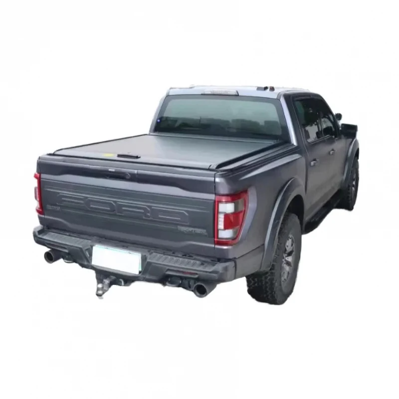 

Pickup Bed Hard Cover – Retractable Roller Lid Tonneau Accessory for Truck Models