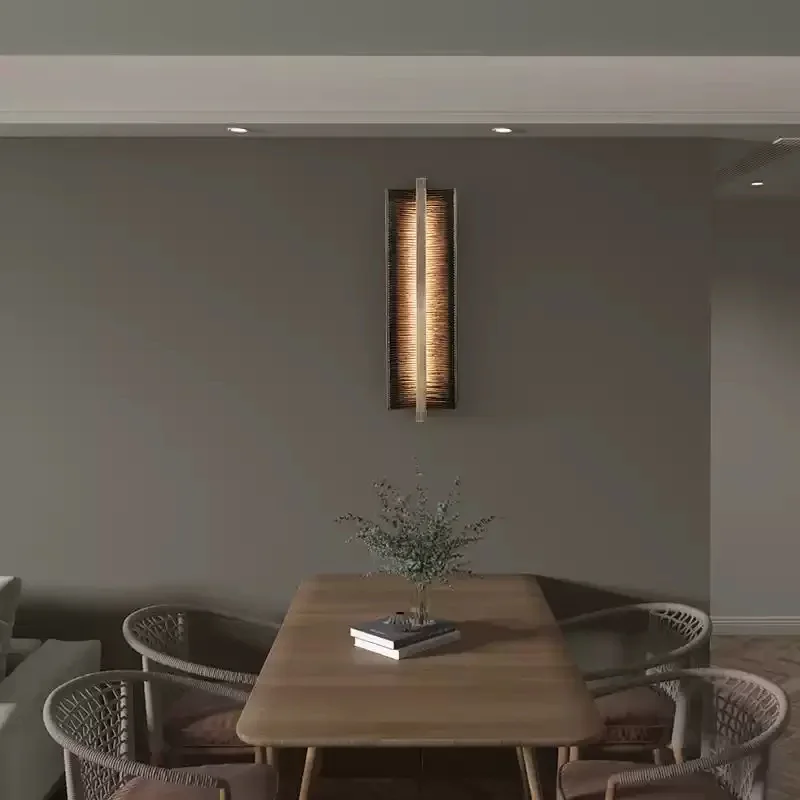 Postmodern minimalist entry wall lamp model room B & B aisle entrance design villa balcony Xinzhong