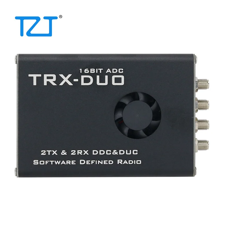 TZT TRX-DUO 10KHz-60MHz SDR Receiver SDR Radio 16Bit ADC 2TX & 2RX DDC & DUC Software Defined Radio