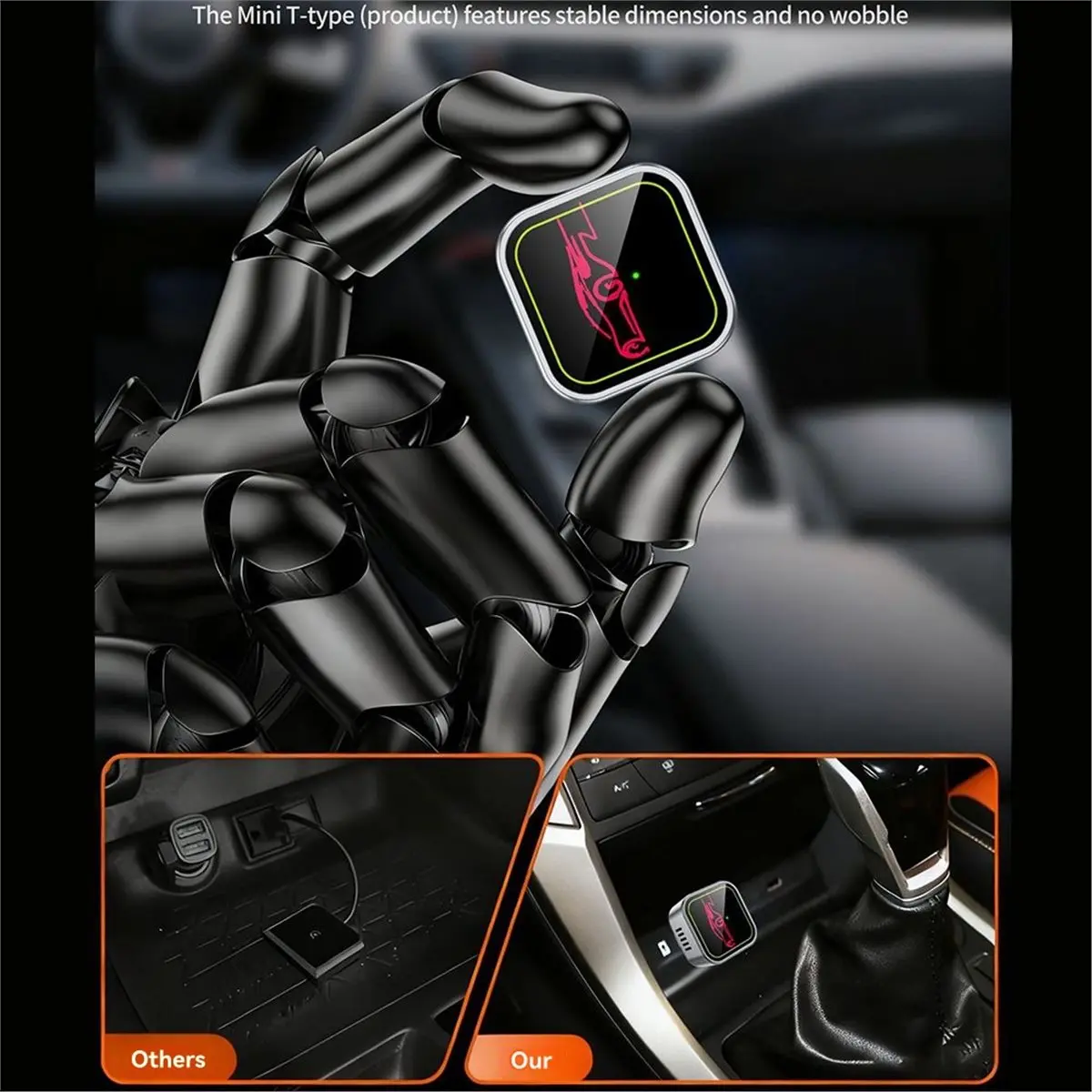 2026 New 2IN1 Wireless CarPlay Android Auto Adapter Smart AI Box BT+2.4G 5G WIFI USB Dongle Convert Wired Carplay to Wireless B